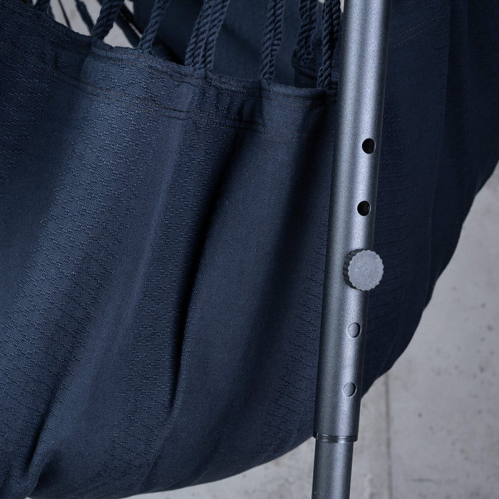 LA SIESTA Fiji Organic Onyx - Hangstoel & Stand - Comfort maat