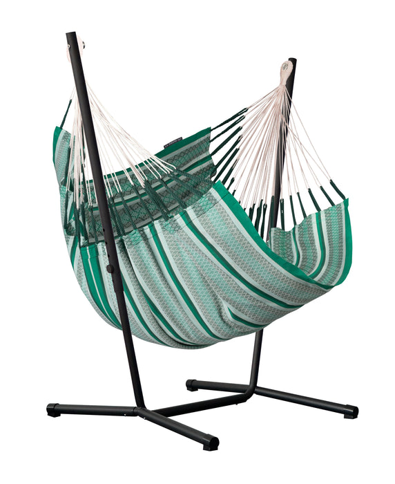 LA SIESTA Fiji Organic Agave - Hangstoel & Stand - Comfort maat