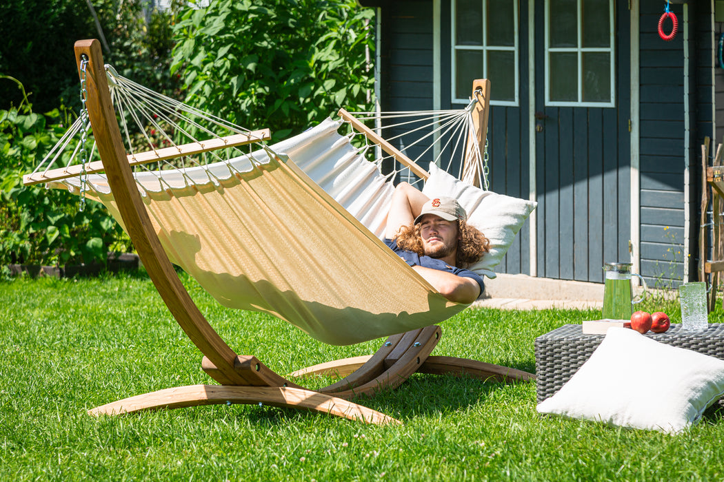 LA SIESTA Florencia hangmat - Latte - Enkele maat