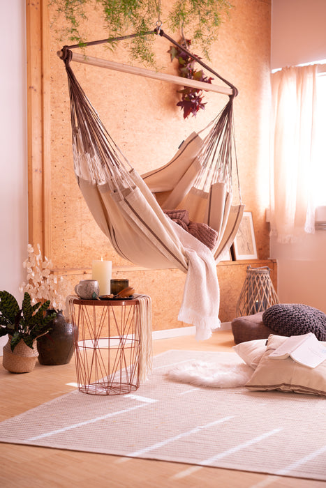 LA SIESTA Habana Nougat - Hangstoel - Weerbestendig - KingSize