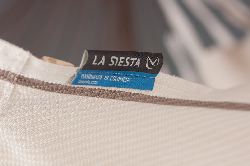 LA SIESTA Fiji Organic Nougat - Hangstoel & Stand - Comfort maat