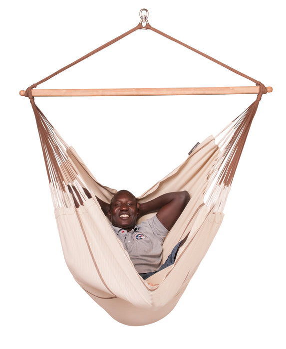 LA SIESTA Habana Nougat - Hangstoel - Weerbestendig - KingSize