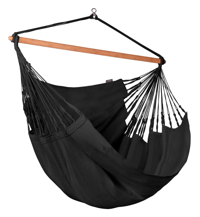 LA SIESTA Habana Onyx - Hangstoel - Weerbestendig - Comfort maat