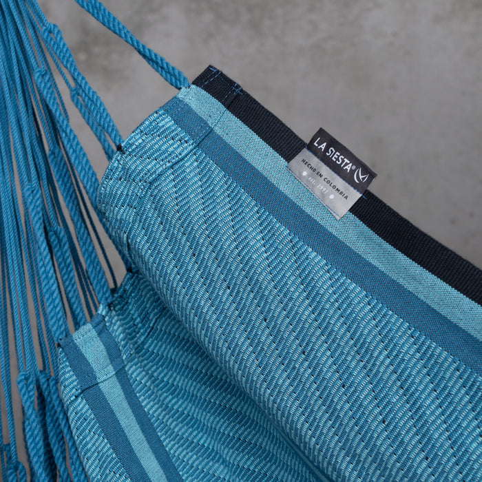 LA SIESTA Cumbia Organic Blue Zebra - Hangstoel - Kingsize