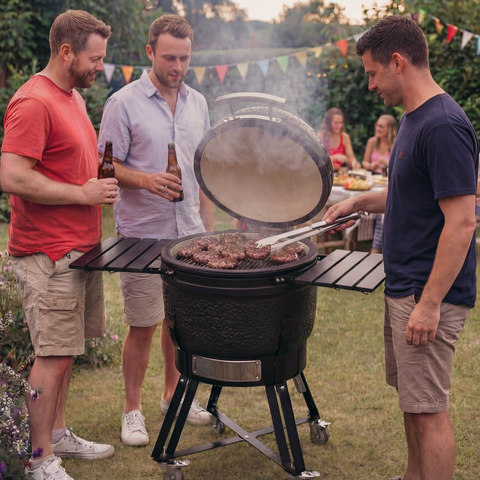 KAMADO GRILL LARGE 55 - Mat Zwart