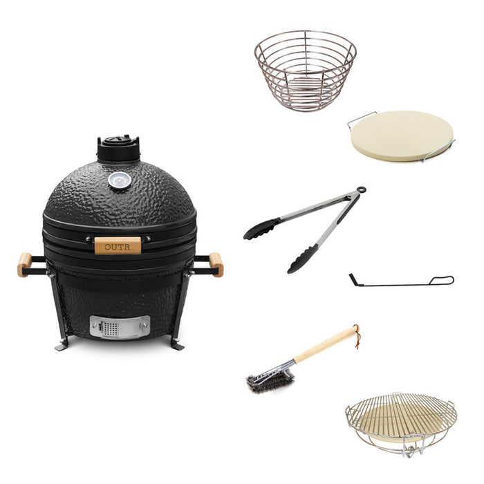 KAMADO GRILL MEDIUM 40 - Zwart - Pro