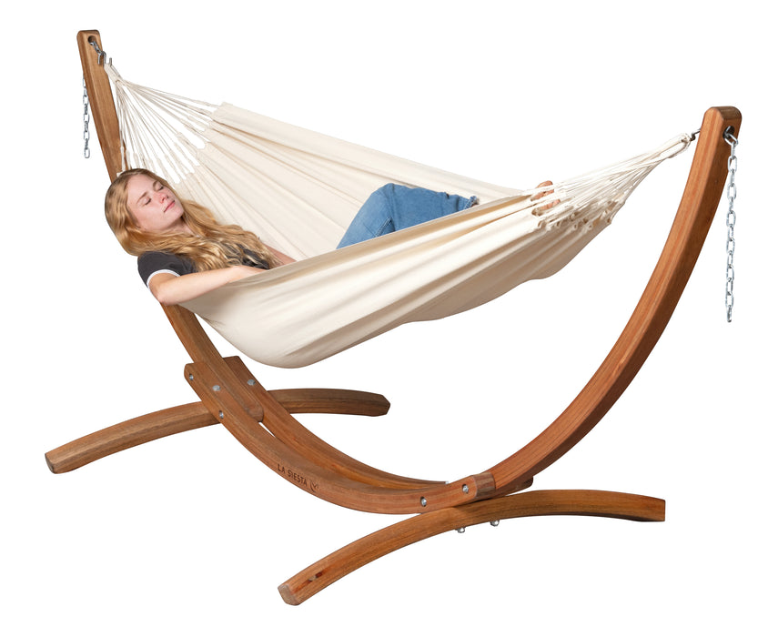 LA SIESTA Maera Eucalyptus - Hangmat staander enkele maat
