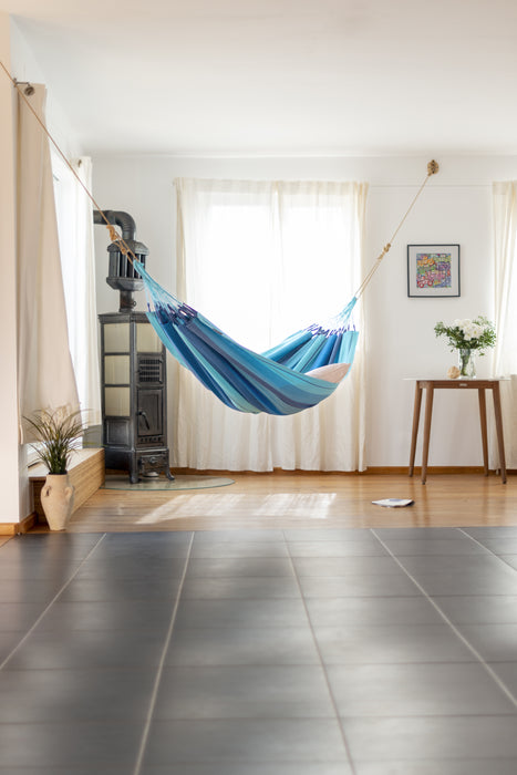 LA SIESTA Modesta hangmat - Weersbestendig - Lagoon - Enkele maat