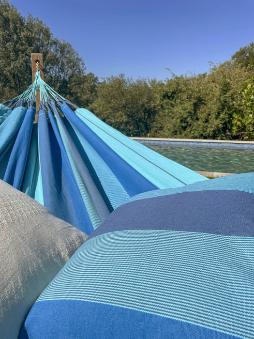 LA SIESTA Modesta hangmat - Weersbestendig - Lagoon - Dubbele maat