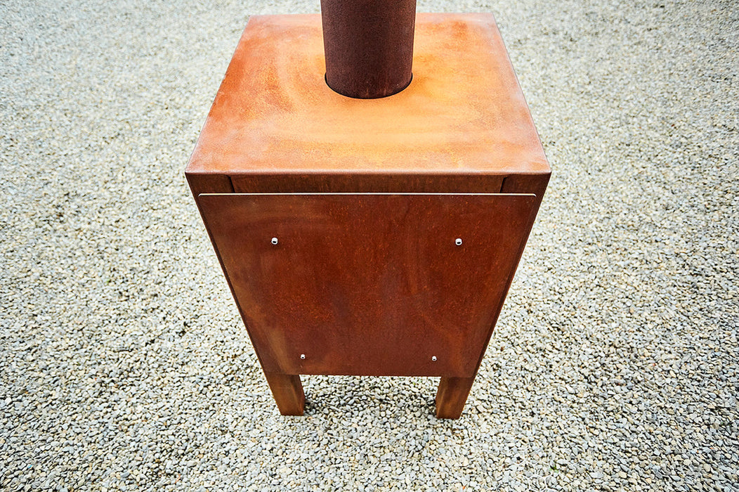 Hitteschild Corten