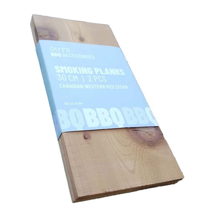 OUTR Smoke plank - 30 cm - Set 2 stuks