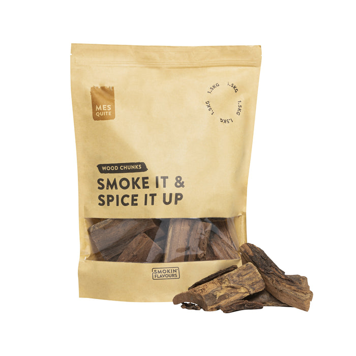Smokin’ Flavours Rookchunks 1,5 KG mesquite