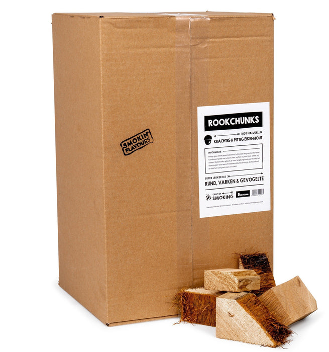 Smokin’ Flavours Rookchunks 5 KG eik