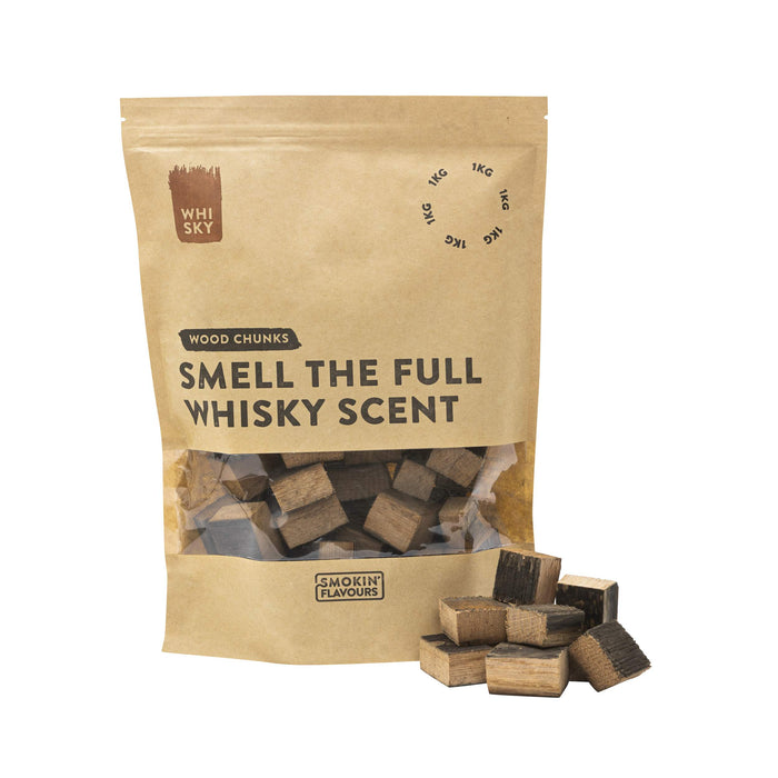 Smokin’ Flavours Rookchunks 1 KG whisky vaten