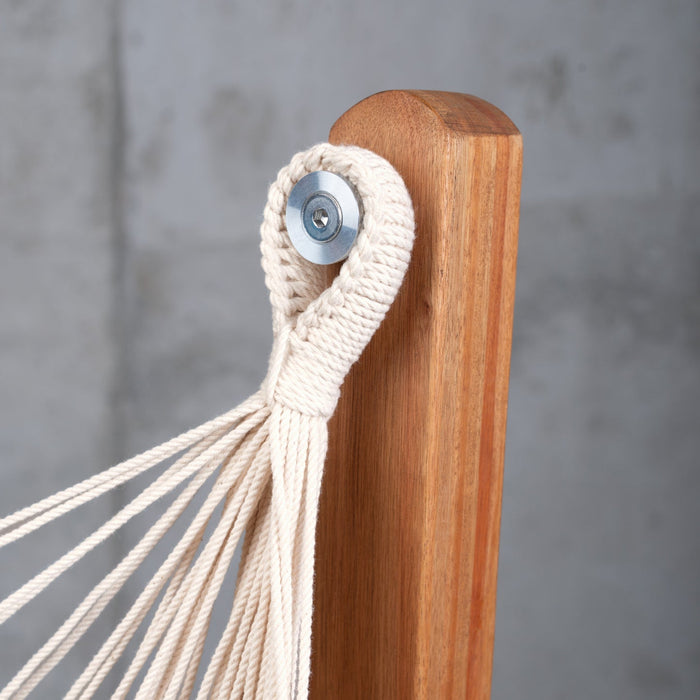 LA SIESTA Udine Organic Flamingo - Hangstoel & Stand - Comfort maat