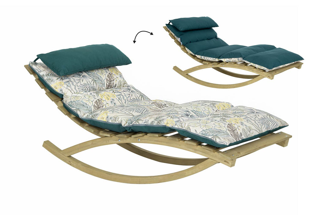 Rocking Lounger - floral