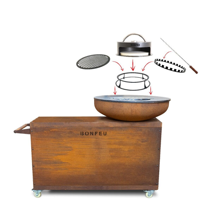 Bonbiza Island Corten