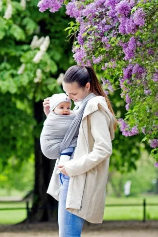 Retourdeal: AMAZONAS Carry Sling Draagdoek – Ergonomisch - grey - 450 cm
