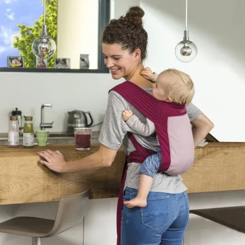Retourdeal: AMAZONAS Mei Tai - Ergonomische draagzak voor baby en peuter - bordeaux